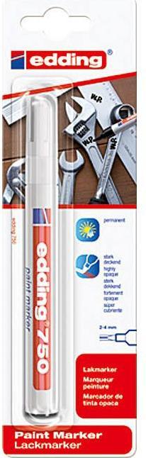 Immagine prodotto Edding Marcatore a vernice 750 (RAL 9001, 4 mm, 1 x)