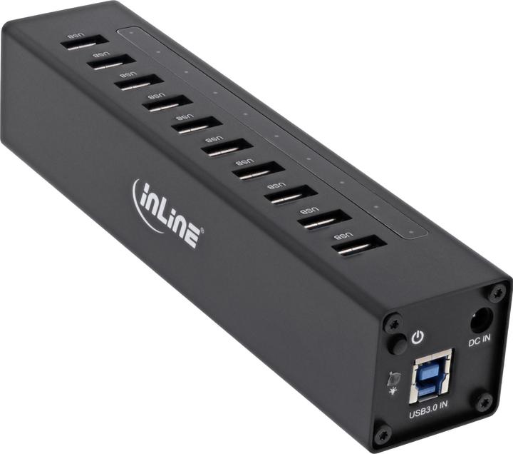 Actual product image InLine USB 3.0 Hub (USB-B, 10 Ports)