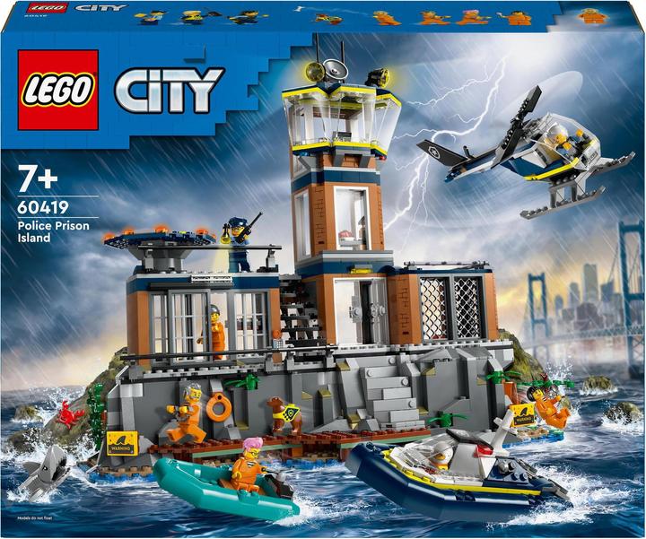 Actual product image LEGO 60419 Police Station on Prison Island (60419, LEGO City)