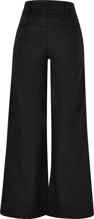 Actual product image Urban Classics Ladies High Linen Mixed Wide Leg Pants (28)