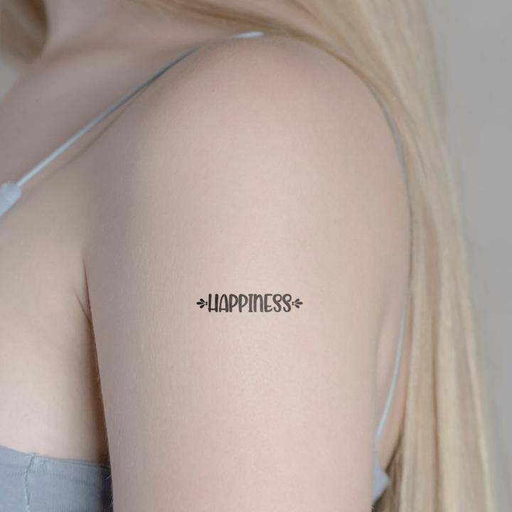 Image du produit minink Tatouage temporaire - HAPPINESS