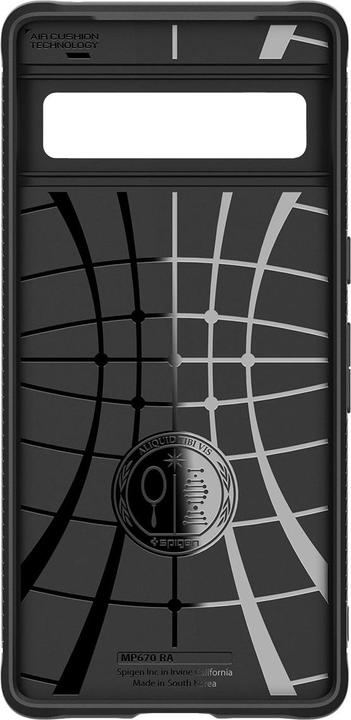 Actual product image Spigen Rugged Armor Google Pixel 7 Pro czarny/matte black ACS04725 (Google Pixel 7 Pro)