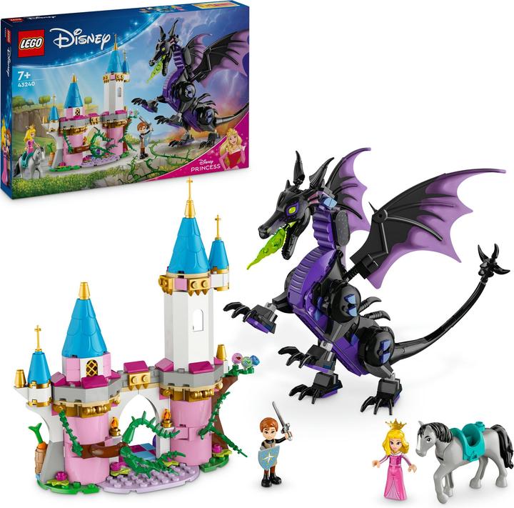 Produktbild LEGO Malefiz als Drache (43240, LEGO Disney)