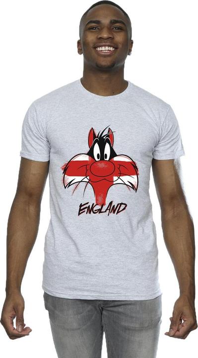 Produktbild Looney Tunes Sylvester England Face TShirt (XXL)