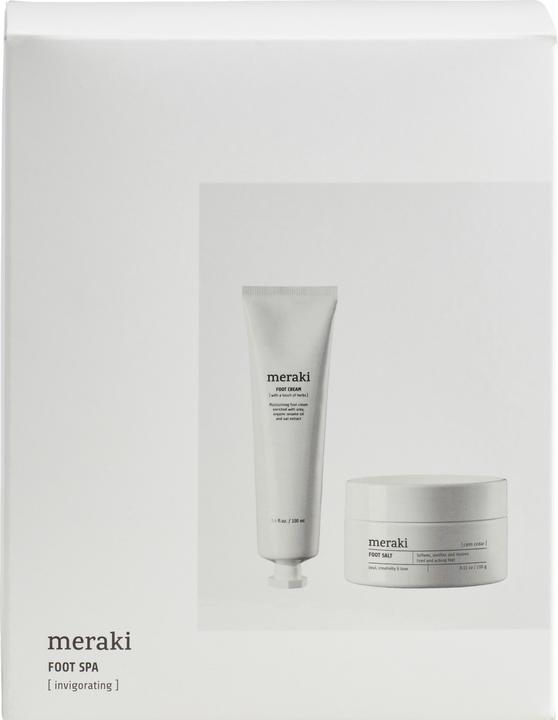 Immagine prodotto Meraki Scatola regalo con sale e scrub per i piedi (309779406) (Pediluvio, 100 ml)