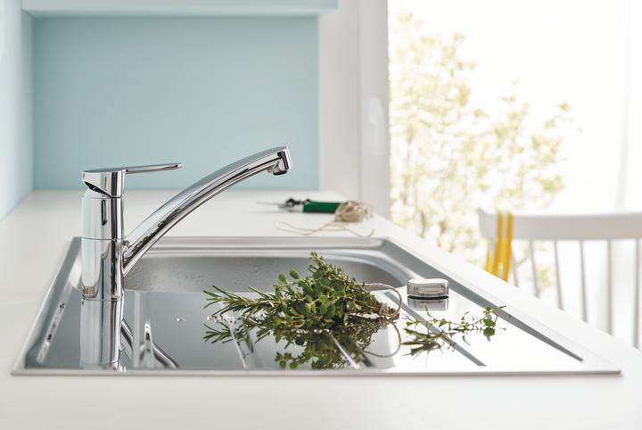 Produktbild Grohe Kchenarmatur mit Einhebelmischer Start Eco chrom glnzend 31685000