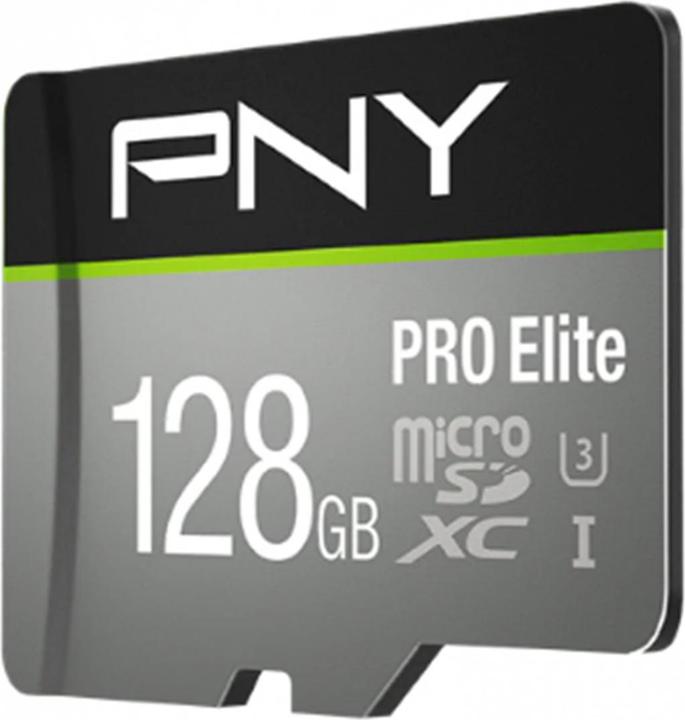 Actual product image PNY Pro Elite (128 GB, microSDXC, U3, UHS-I)