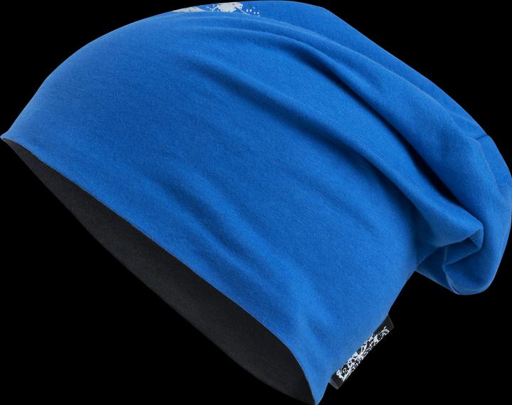 Produktbild SafetyMaker Wende Beanie reflektierend blau/silber