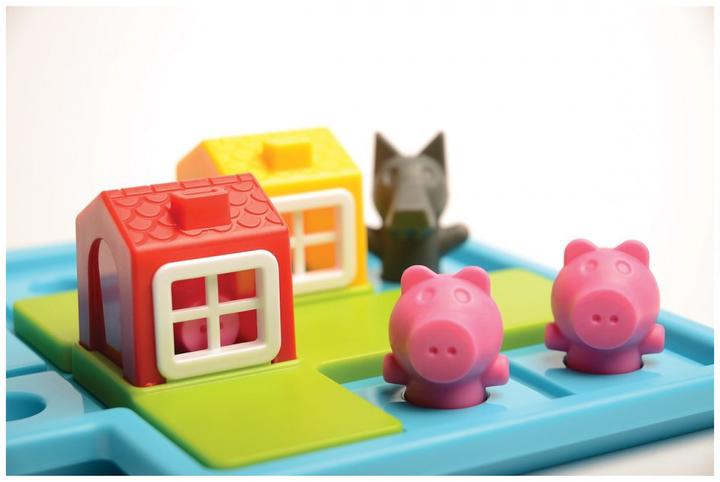 Immagine prodotto Smart Games Puzzle game Three Little Piggies - Deluxe (Tedesco, Italiano, Spagnolo, Inglese, Francese)