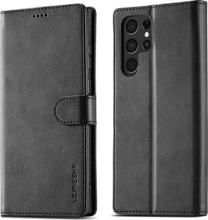 Actual product image LC.Imeeke Samsung Galaxy S20 Ultra - Wallet case with 3 card slots & magnetic closure, black (Samsung Galaxy S20 Ultra 5G)