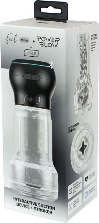 Produktbild Kiiroo Feel Pocket Stroker Crystal + PowerBlow Combo