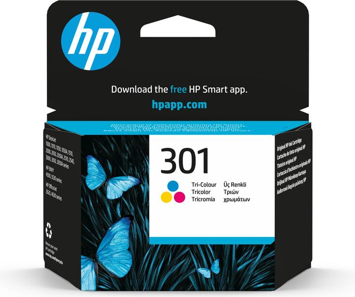 Actual product image HP 301 (M, Y, C)