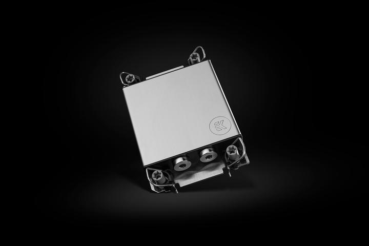 Actual product image EKWB EK-Pro CPU WB 4677 Rack Nickel + Acetal