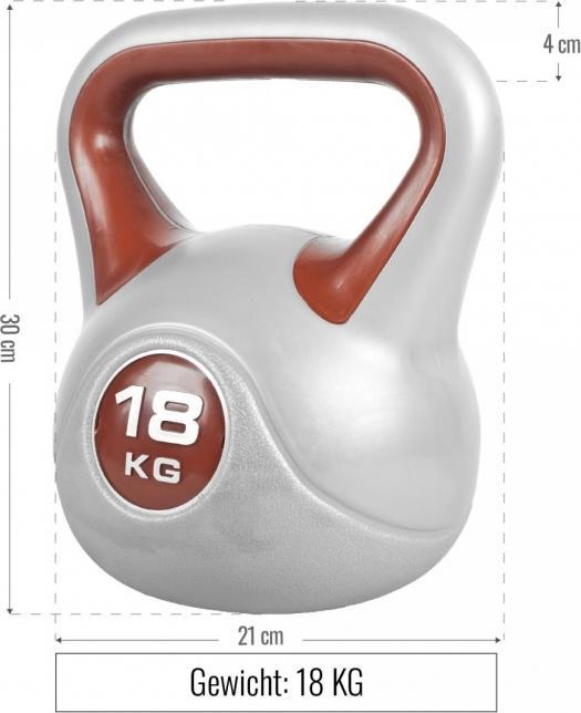 Produktbild Gorilla Sports Kettlebell Stylish (1 x 6 kg, 1 x 3 kg, 1 x 8 kg)