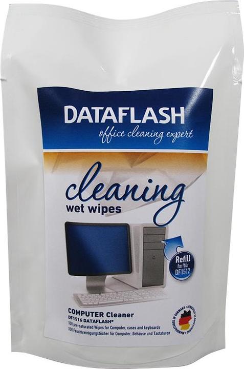 Actual product image DataFlash DF 1516 Cleaning wipes refill pack 100 pcs. (100 x)