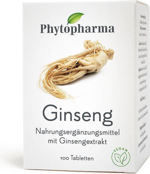 Immagine prodotto Phytopharma Ginseng (100 Pezzo/i, Pillole, 73 g)