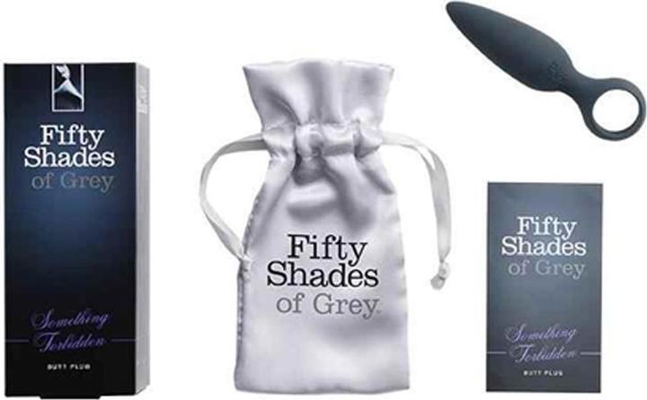 Actual product image Fifty Shades of Grey Silicone Butt Plug