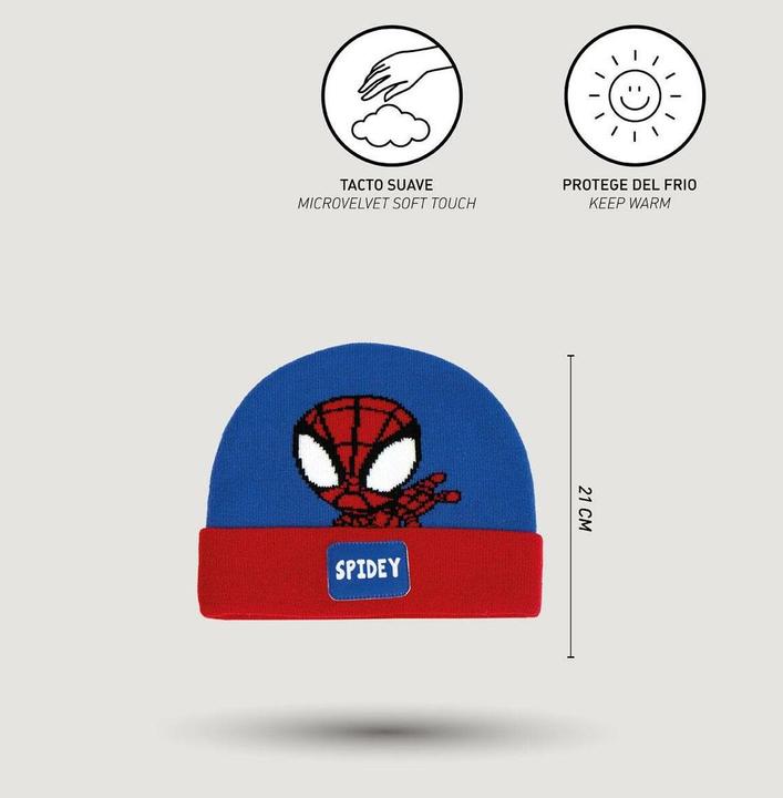Image du produit Disney Bonnet tricoté Spidey (Taille unique)