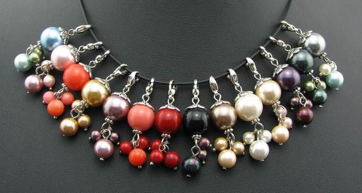 Immagine prodotto Hermex Ciondolo Charm per bracciale Thomas Sabo / Pandora - Viola scuro (Acciaio inox)