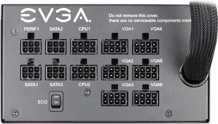 Actual product image EVGA Power supply 1000 GQ 1000 W, 80 PLUS Gold, fully modular (1000 W)