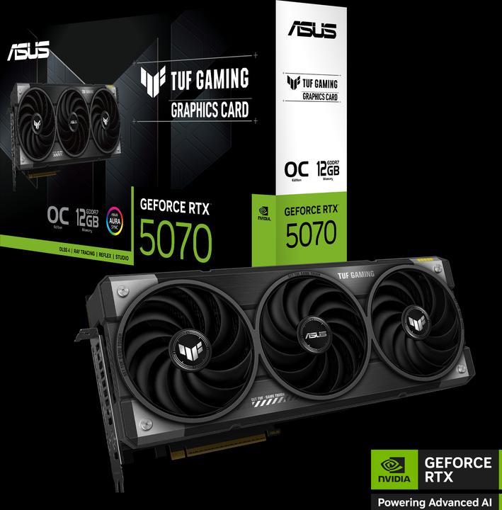 ASUS TUF RTX 5070 O12G GAMING (12 Go)