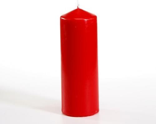 Produktbild Papstar Stumpenkerze, Durchmesser: 60 mm, rot Höhe: 165 mm, Brenndauer: ca. 44 Stunden (1 Stk.)