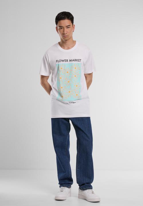 Actual product image Mister Tee Ladies Flower Market Tee - 19065 (XS)