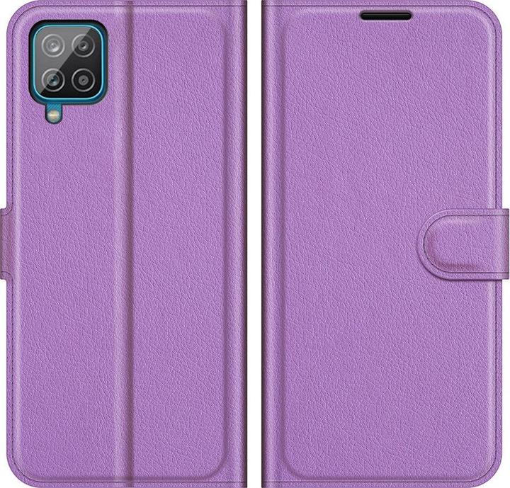 Actual product image Cover-Discount Galaxy A22 4G - leather case cover purple (Samsung Galaxy A22)
