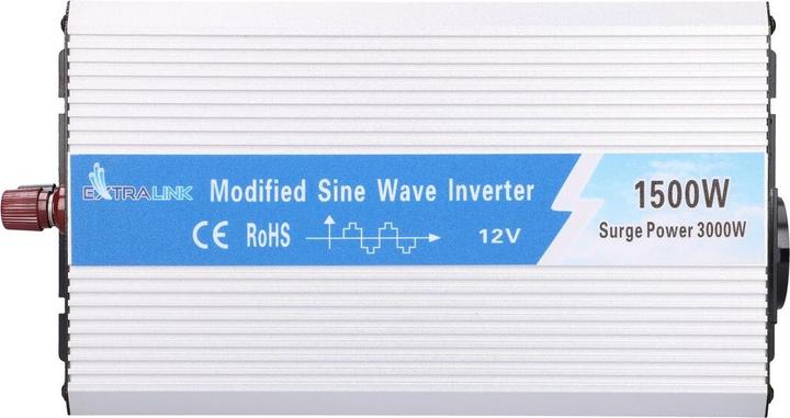 Produktbild Extralink VOLTAGE CONVERTER 12V - 230V, 1500W, MODIFIED SINUS OPIM-1500W