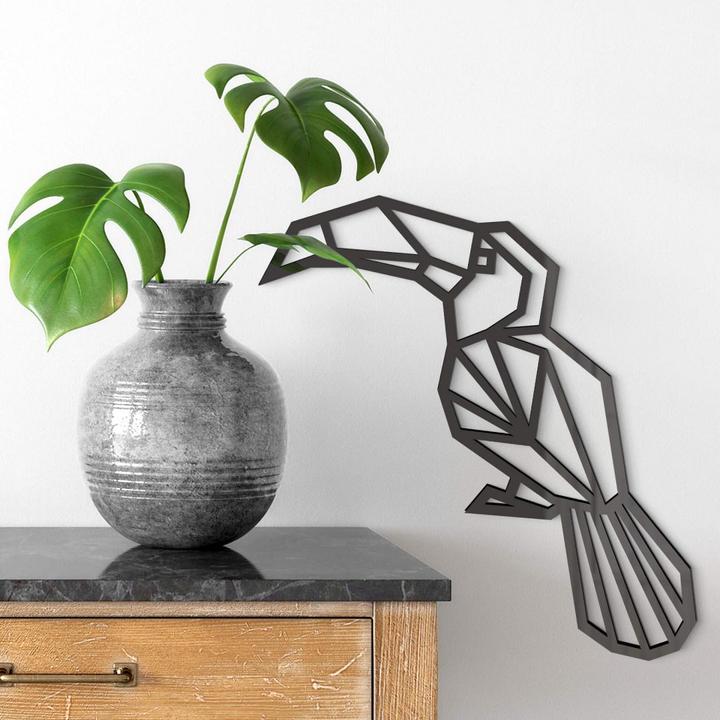 Image du produit Trenddeko Toucan en origami (40 x 38 cm)