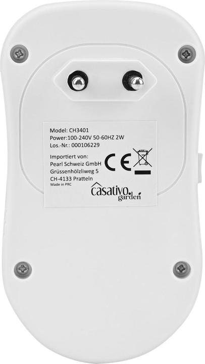 Actual product image Casativo Set of 2 3in1 ultrasonic insect repellers with ionic air purifier and PIR night light