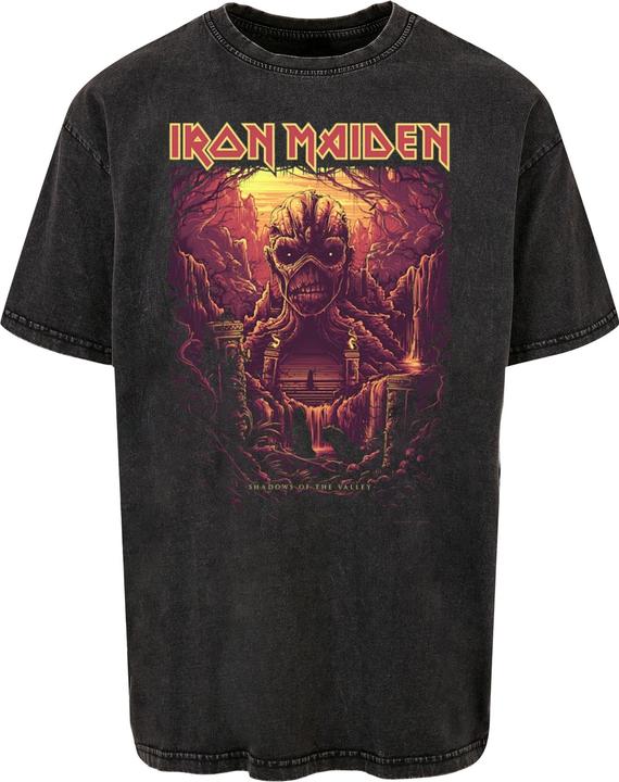 Produktbild Merchcode Iron Maiden - Mummy Acid Washed Heavy Oversized Tee - 114469 (XL)