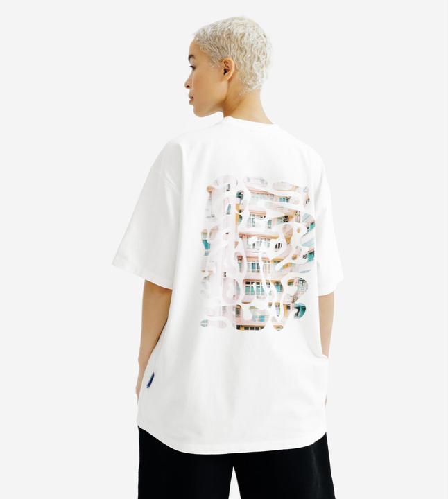 Actual product image Decathlon T-Shirt unisex grafisch - Relax weiss (XS)