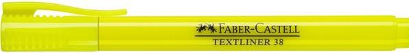 Produktbild Faber-Castell Textmarker 38 Stiftform (Gelb, 5 mm, 1 x)