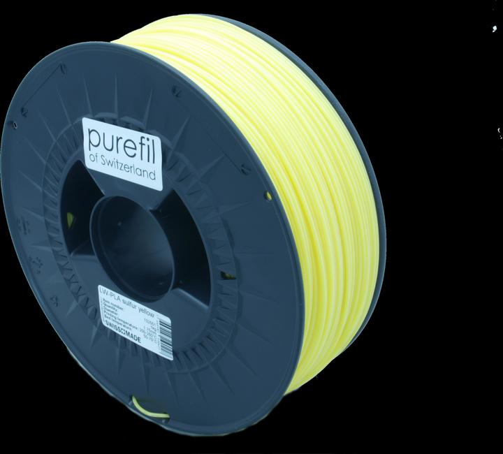 Actual product image Purefil abs filament (1.75 mm, 1000 g, Yellow)