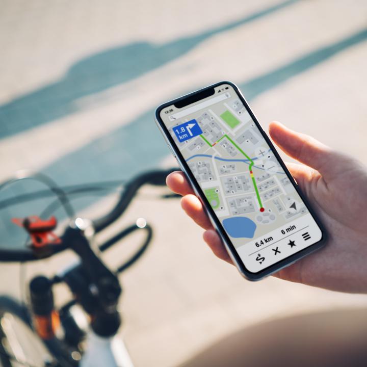 Image du produit Relaxdays Support de téléphone portable pour vélo