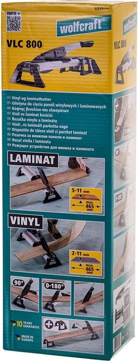 Immagine prodotto wolfcraft wolfcraft 1 VLC 800 - Vinyl- und Laminatschneider (Taglierina)