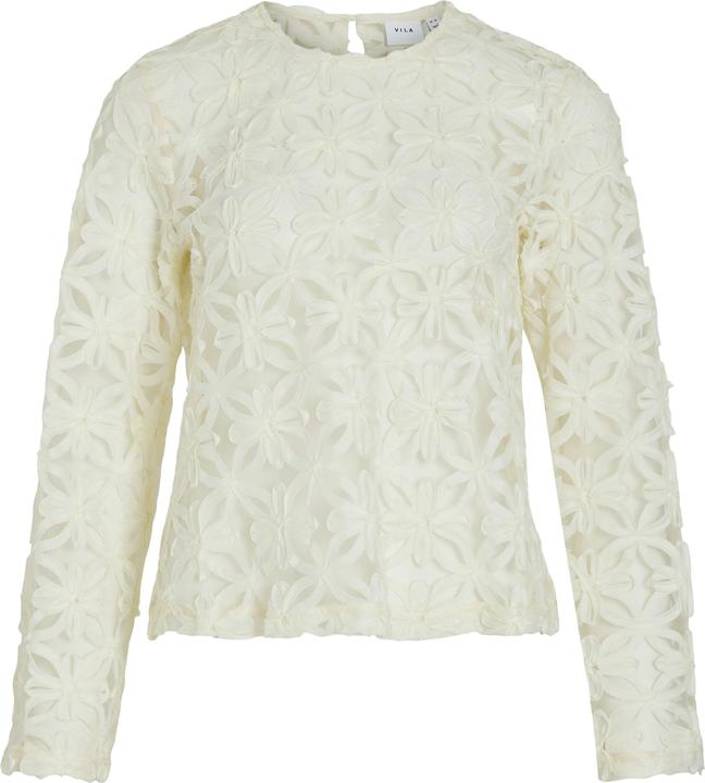 Actual product image Vila Round neck top with long sleeves (34)