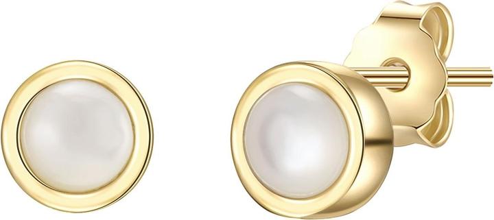Produktbild Glanzstücke München Damen Sterling Silber Perlmutt gelbgold - 28547 (Sterling Silber)
