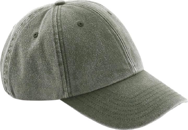 Beechfield Vintage Denimlook Kappe (2 Stückpackung) (One Size)