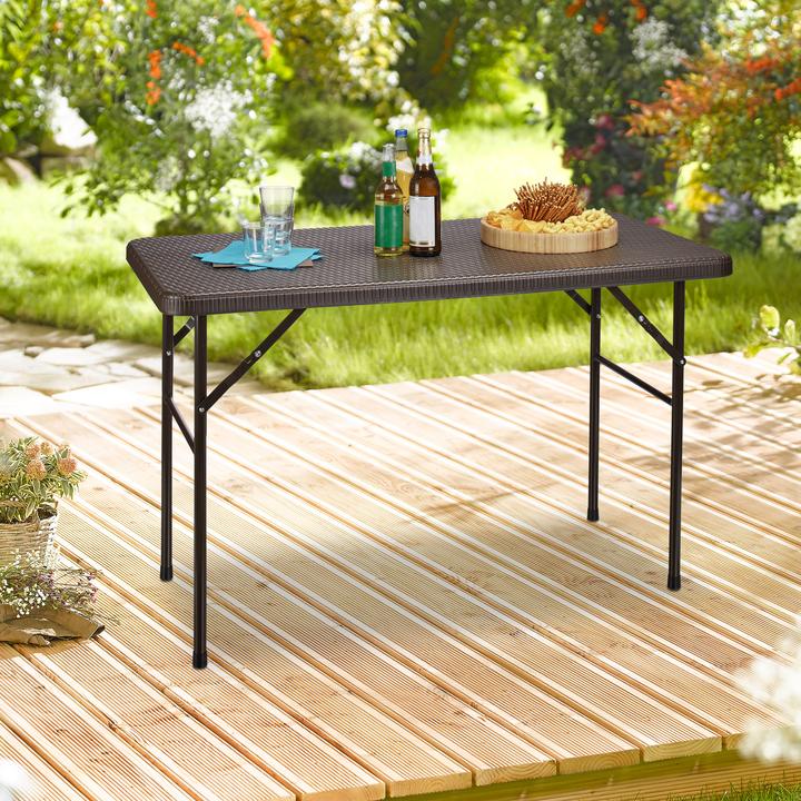 Actual product image Relaxdays garden table (121.50 cm)
