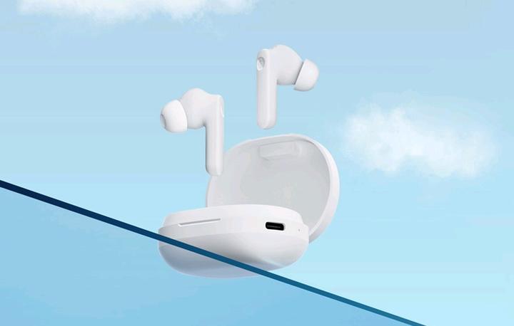 Actual product image Haylou Moripods ANC TWS earphones (white) (ANC, 9 h, Wireless)