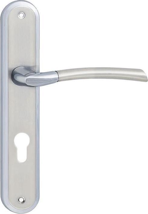 Actual product image Metal-Bud Door Handle Zorba 72mm Chrome/Mat Chrome