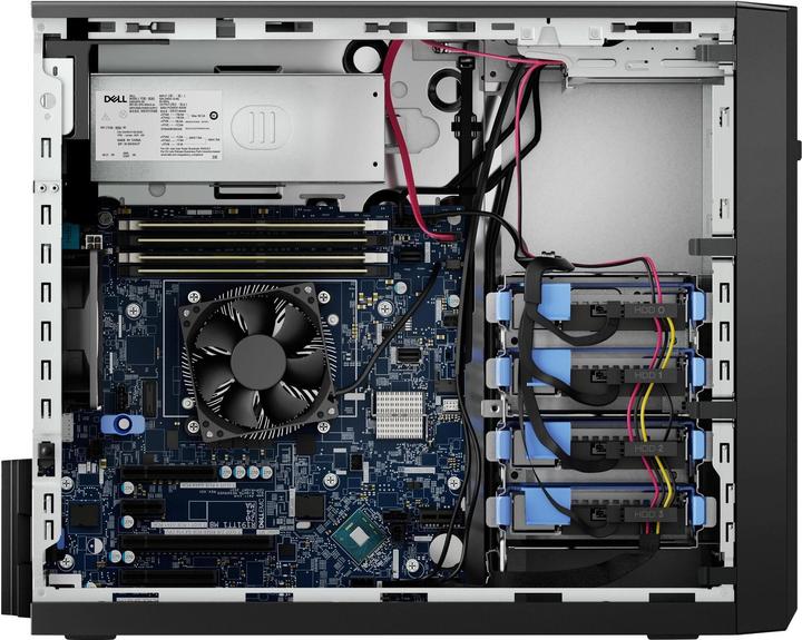 Immagine prodotto Dell PowerEdge T150|.5"|E-2314|| HDD|Emb. SATA|3 anni Basic NBD (Intel Xeon E-2314, 16 GB, Server a torre)