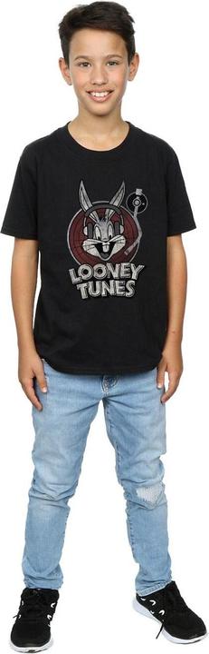 Image du produit Looney Tunes Garçons Bugs Bunny Cercle Coton Logo TShirt (116)