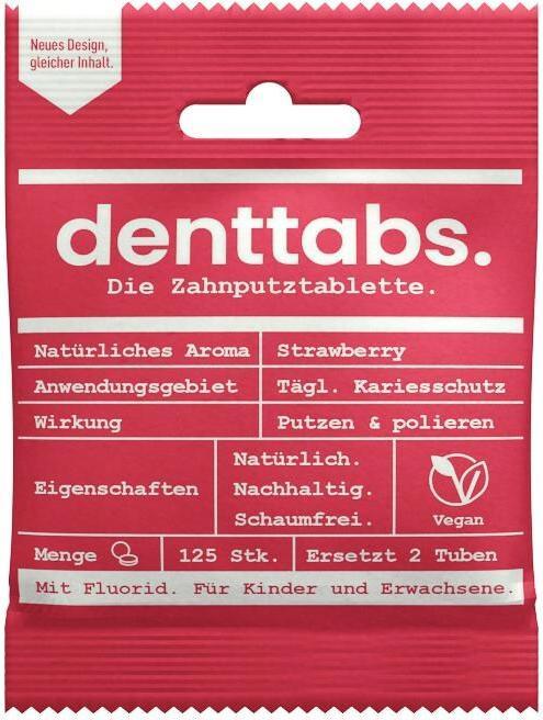 Produktbild Denttabs Zahnreinigungs-Tabletten