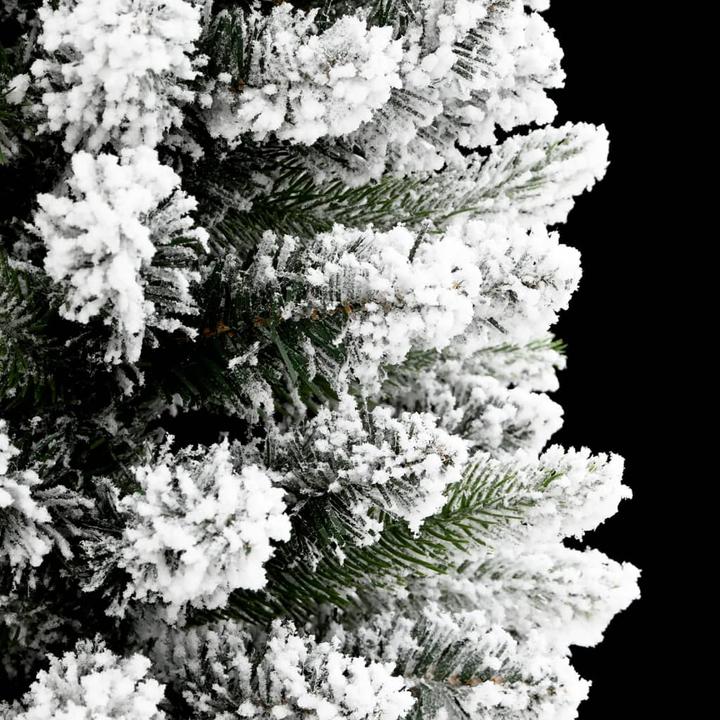 Produktbild VidaXL Künstlicher Weihnachtsbaum Schlank mit Schnee 150 cm PVC & PE (150 cm)
