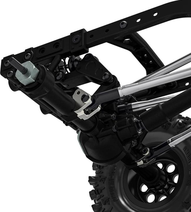 Actual product image Gmade GA44 Aluminum link mount (Silver) (2)