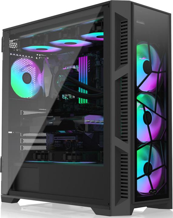 Raijintek PONOS Ultra Midi-Tower, Tempered Glass - schwarz (Mini-ITX, ATX, mATX)