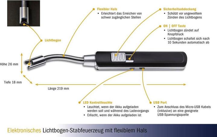 Produktbild TFA Stabfeuerzeug